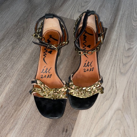 Vintage Lanvin sandals, size 37.5 - Picture 1 of 8